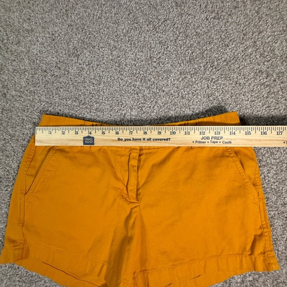 J.Crew Chino Shorts – Size 4 – Pumpkin Halloween Orange Preppy - Picture 3 of 5